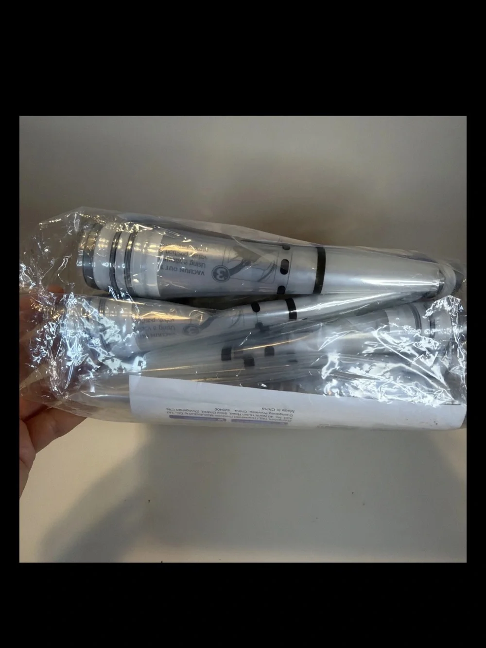 Hanging Vacuum Closet Organizer Bags Clear Sealer Space Saver 2 Long 2 Short